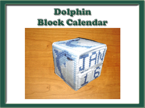 Dolphin Block Calendar