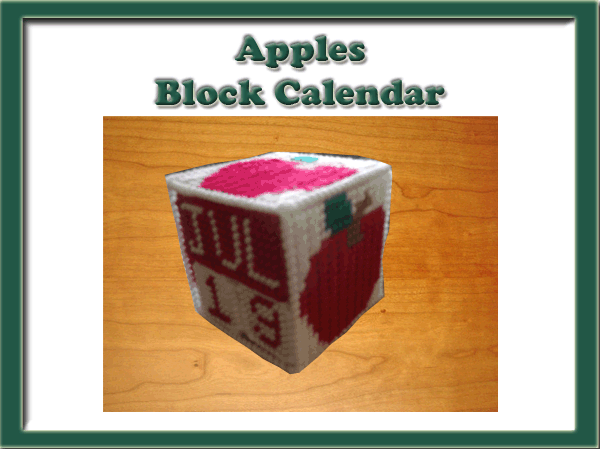 Apple Block Calendar