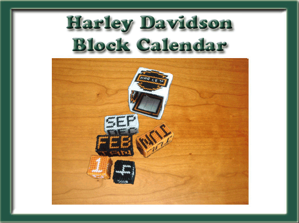 Harley Davidso Block Calendar