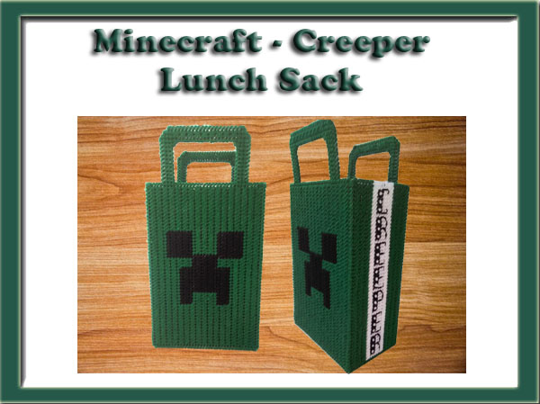 Minecraft-Creeper Lunch Sack