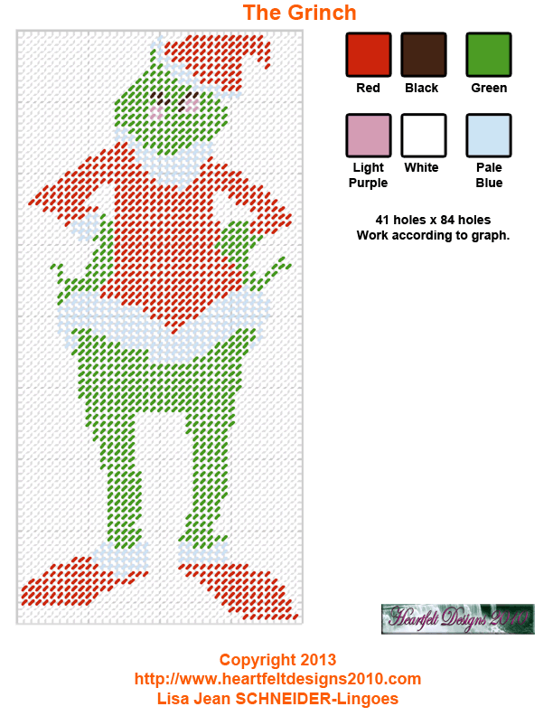 The Grinch Wall Hanging Pattern